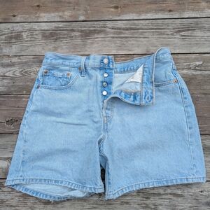 Classic Light Blue Denim Women's Shorts